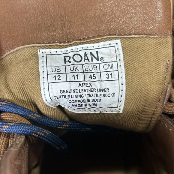 Roan By Bed Stu Apex Men’s Size 12 Brown Leather Boots